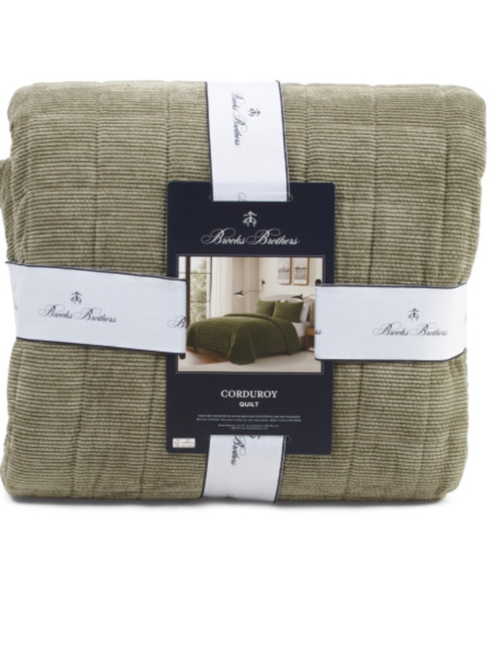 Brooks Brothers Corduroy Quilt